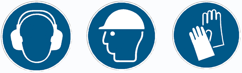 Icons zu Arbeitssicherheit